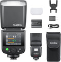 Godox V480 S flash TTL para Sony - Número guía 50 y HSS 1 a 8000 s - Pantalla táctil carga USB C y reciclaje de 1,7 s - Sistema X 2,4 GHz y hasta 650 destellos