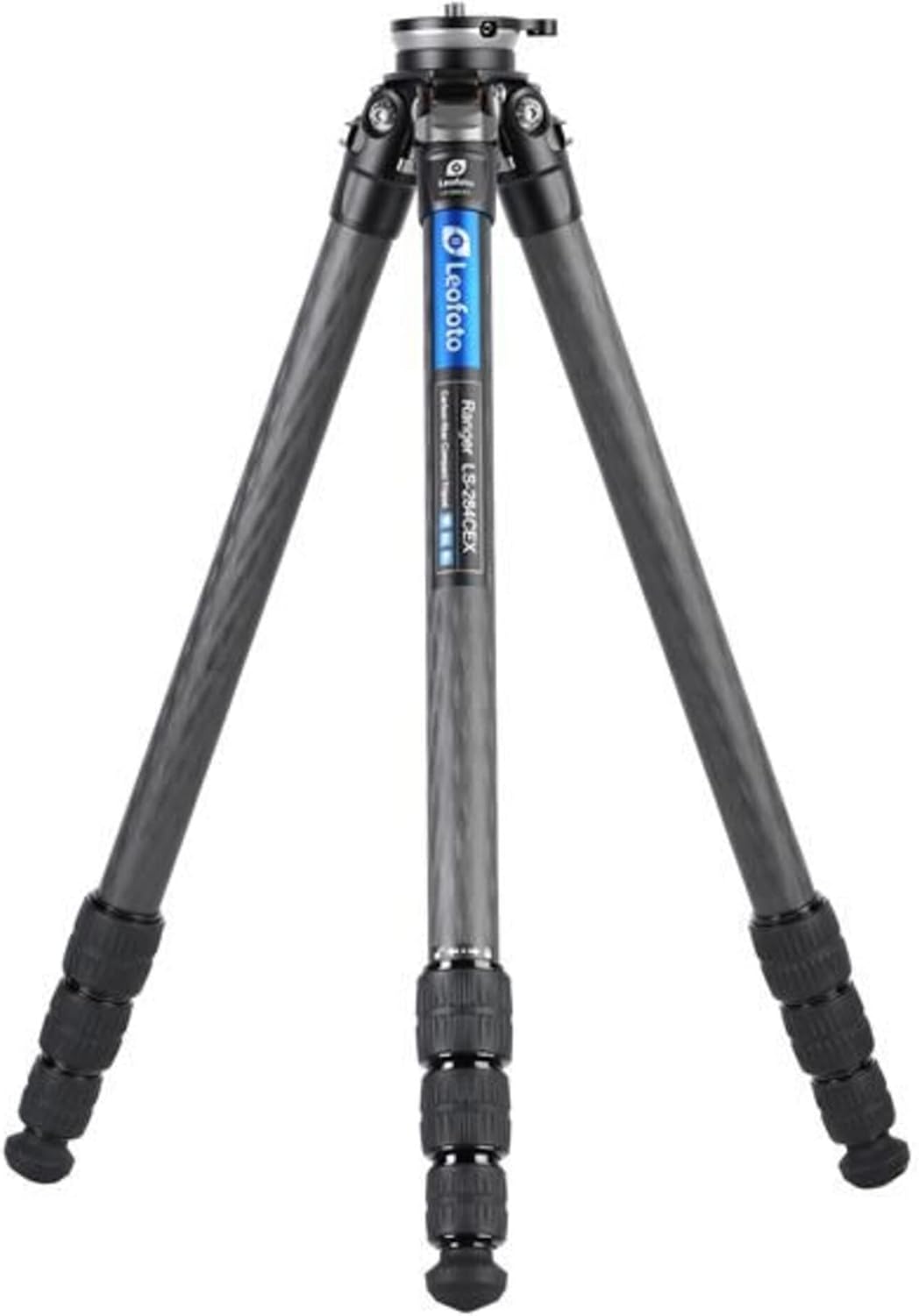 Leofoto Ranger LS 284CEX trípode de carbono - Altura regulable de 86 a 146,5 cm - Diseño ligero con pies extensibles - Carga máxima de 10 kg para cámara y videocámara