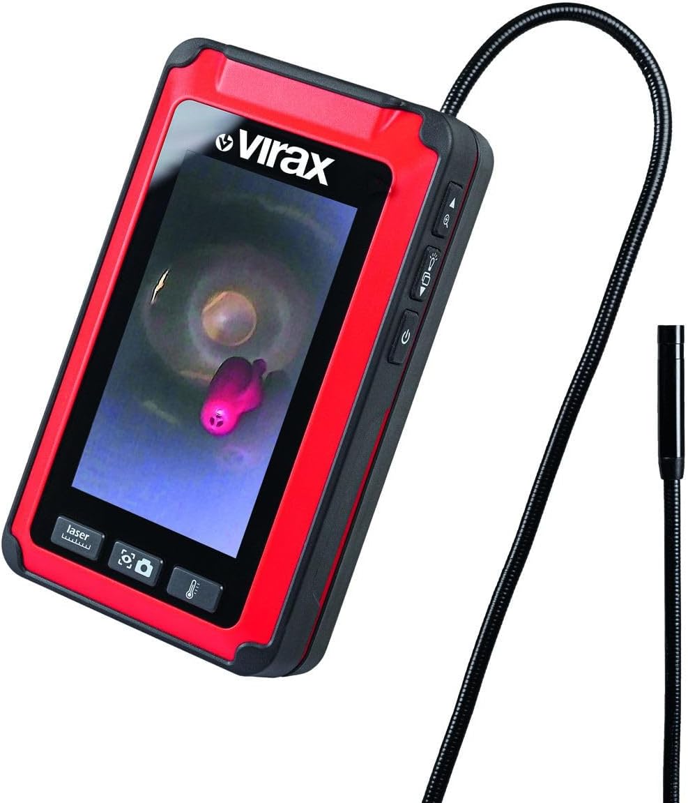 Virax Visioval 5 en 1 cámara de inspección - Sensor CMOS compacto para PC - Captura JPEG y exposición automática - Visión nocturna para revisión visual de zonas de difícil acceso