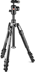 Manfrotto Befree Advanced 2N1 trípode de viaje - Aluminio con altura máxima de 151 cm - Cabezal de bola y cierre de palanca - Función monopié y carga máxima de 9 kg