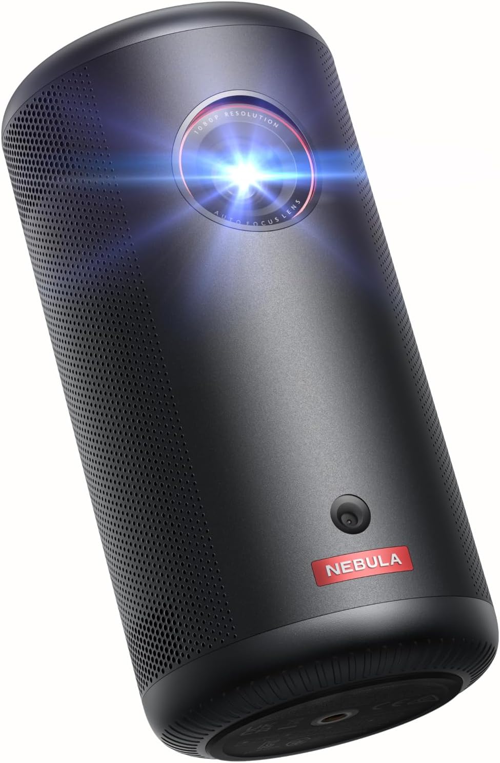Nebula Capsule 3 mini proyector portátil - Full HD 1080p y 200 ANSI lúmenes - Imagen de hasta 120 pulgadas con batería de 2,5 horas - Google TV Netflix Dolby Digital WiFi HDMI y USB