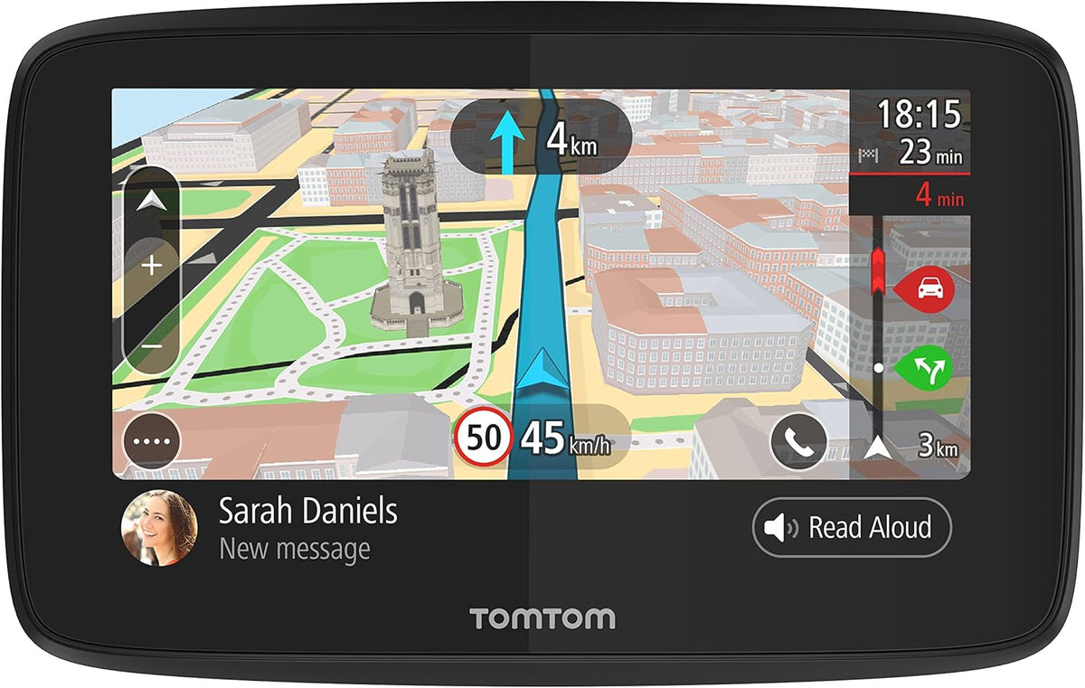 TomTom GO 520 World - Navegador GPS para coche con pantalla de 5 pulgadas - Mapas mundiales y conectividad Bluetooth - Soporte magnético cargador y USB incluidos