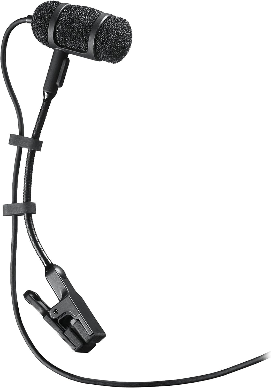 Audio Technica PRO35 micrófono de instrumento - Condensador cardioide con clip de sujeción - Diseño portátil y ligero en color negro - Conexión TA3F para instrumentos y actuaciones