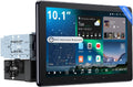 ATOTO X10G110E radio Android AI 1 DIN - Pantalla QLED flotante de 10 pulgadas con 8 GB RAM y 128 GB - CarPlay Android Auto inalámbricos - 4G LTE doble Bluetooth control por voz y ecualizador