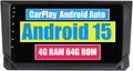 RoverOne radio CarPlay para Seat Ibiza 2017 a 2020 - Pantalla táctil de 9 pulgadas y 64 GB - Android Auto navegación GPS Bluetooth y WiFi - Resolución 1024 x 600