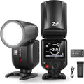 NEEWER Z2 F - Flash TTL de cabeza redonda 76 Ws para Fujifilm - HSS 1 a 8000 s con TCM y dos luces de modelado - Batería 3000 mAh y sistema inalámbrico RF 2,4 GHz
