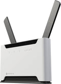 MikroTik H53UiG - Router WiFi 6 de doble banda con estándar 802.11ax - Ethernet WPS punto de acceso y QoS - RouterOS con seguridad WPA2 y WPA3 para hogar y negocio
