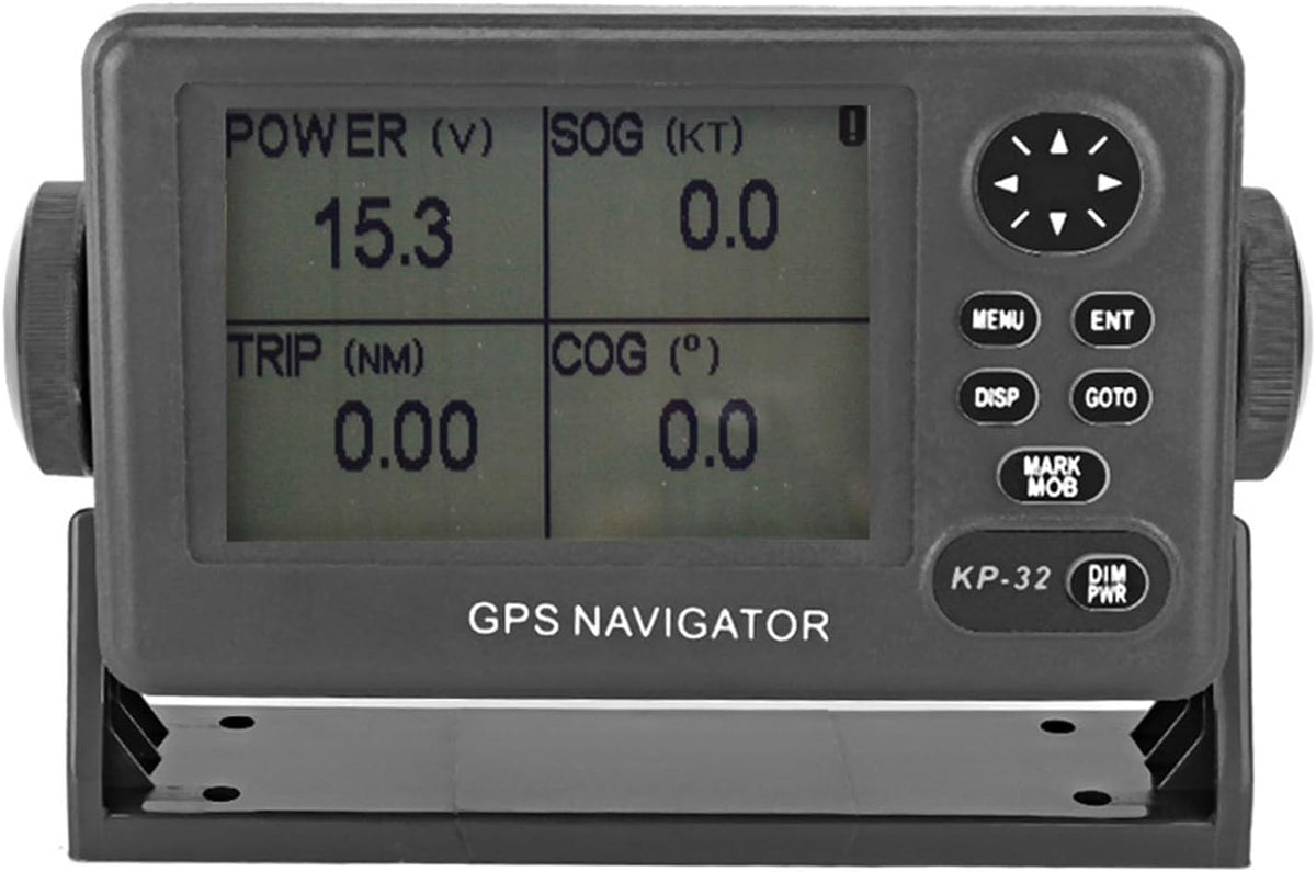 Akozon ONWA KP 32 navegador marino GPS SBAS - Pantalla LCD de 4,5 pulgadas - Hasta 999 waypoints para navegación - Diseño impermeable para barcos y yates