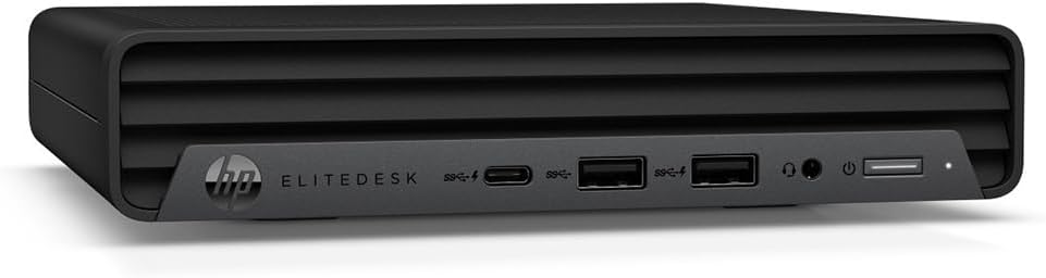 HP EliteDesk 800 G6 DM reacondicionado - PC compacto Core i5 10500 a 3,1 GHz - 16 GB RAM y SSD de 512 GB - Windows 11 Pro con gráficos Intel UHD para oficina y educación
