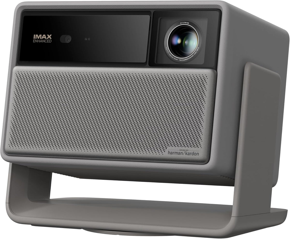 XGIMI Horizon 20 - Proyector láser Triple RGB 4K de 3200 lúmenes ISO - Google TV Netflix Dolby Vision IMAX Enhanced - 240 Hz 1 ms zoom óptico Lens Shift y pantalla de 300 pulgadas