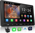 ATOTO A5L radio Android 2 DIN - Pantalla de 10 pulgadas con 2 GB RAM y 32 GB - CarPlay Android Auto inalámbricos y GPS - WiFi Bluetooth USB DSP cámara trasera y MirrorLink