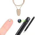 Micspy auricular inalámbrico con micrófono Mini GSM - Bluetooth y WiFi para smartphone y ordenador - Incluye bolígrafo cámara y diadema - Alimentación por batería y cable