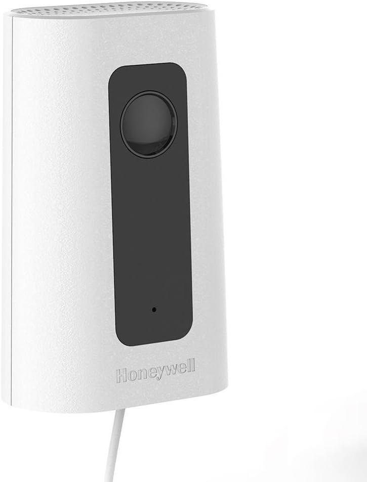Honeywell Lyric C1 CHC8080W1000 - Cámara de seguridad WiFi para hogar - Potencia de 8 W y conexión inalámbrica - Cuerpo compacto de 17,8 x 15,2 x 7,6 cm para vigilancia interior