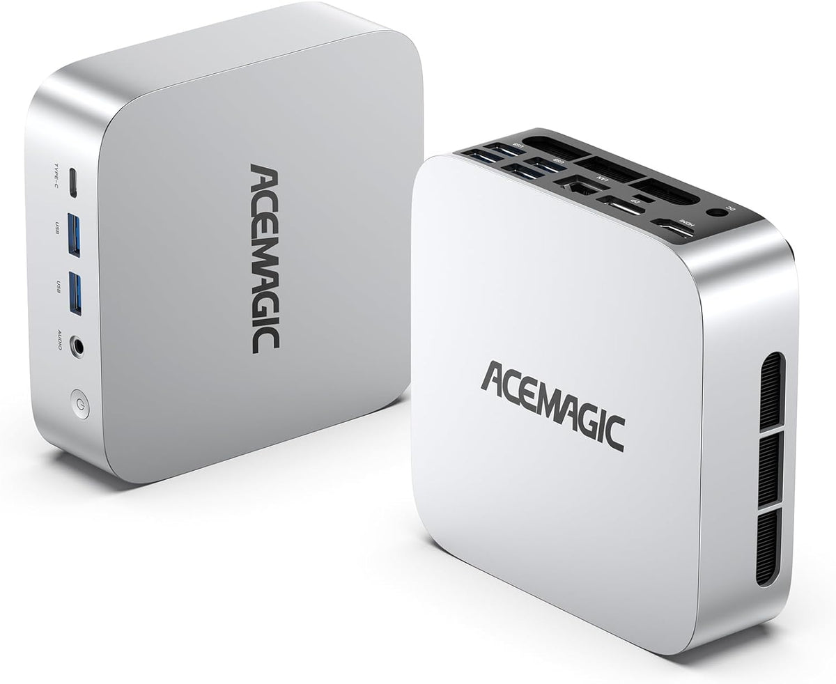 ACEMAGIC Mini PC Core i5 12600H - 16 GB DDR4 y SSD de 512 GB - Intel Iris Xe con triple pantalla 4K - Windows 11 Pro WiFi 6 y Bluetooth 5.2