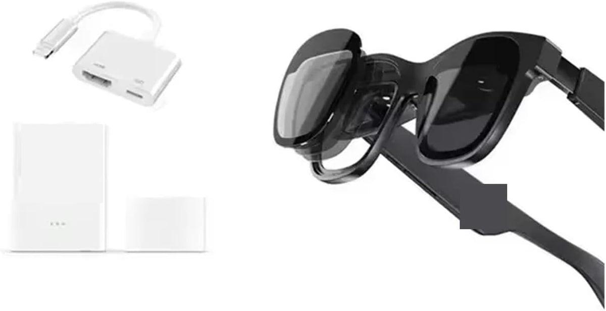 Gafas AR inteligentes Air2 Pro Apple - Pantalla virtual HD de 130 pulgadas - Visualización 1080p - Cine privado portátil para adultos con peso de 50 g