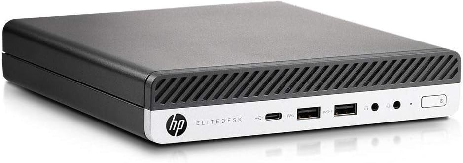 HP EliteDesk 800 G5 Mini reacondicionado - Intel Core i5 9500T de seis núcleos - 16 GB RAM y SSD de 512 GB - Windows 11 Pro con Intel UHD 630 para oficina y multimedia