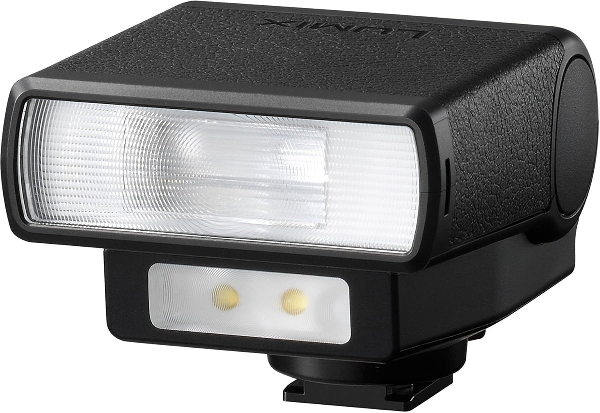Panasonic Lumix DMW FL200L flash externo - Compatible con cámaras Panasonic Lumix - Sincronización de 1 a 200 s - Conexión inalámbrica y alimentación mediante 2 pilas AA