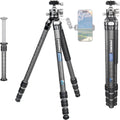 INNOREL KT254C D36 trípode de viaje - Fibra de carbono con altura máxima de 173,5 cm - Rótula de bola panorámica de bajo centro de gravedad - Carga máxima de 20 kg