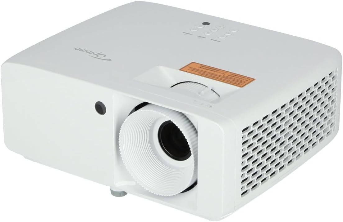 Optoma ZW350E - Proyector WXGA de 4000 lúmenes ANSI - Resolución 1280 x 768 y contraste 300000 a 1 - HDMI USB y montaje en mesa para presentaciones y entretenimiento