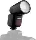 Godox V1 flash Speedlite para Nikon - Receptor integrado y número guía 42 - HSS 1 a 8000 s - Montaje de zapata con conexión cableada