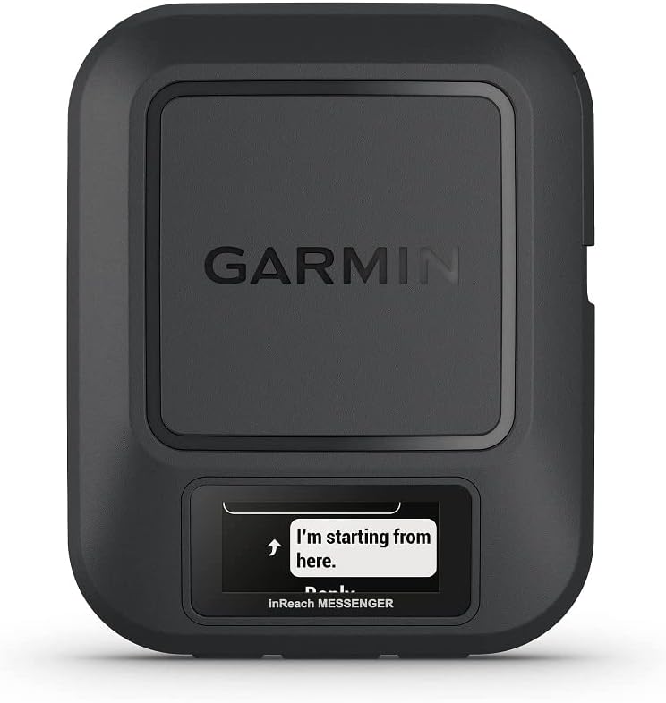 Garmin inReach Messenger comunicador satelital - Mensajería bidireccional global - Pantalla de 2,74 cm y conexión inalámbrica - Batería de hasta 28 días con cable USB incluido