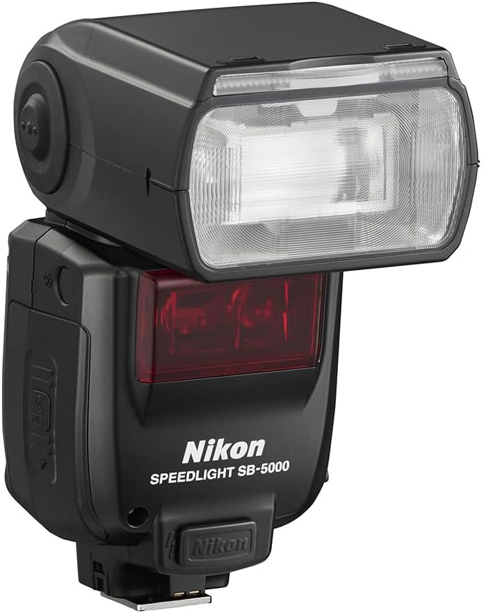 Nikon SB 5000 flash Speedlight - Compatible con cámaras DSLR Nikon DX y FX - Número guía 113 a ISO 100 - Conexión inalámbrica y sincronización de 1 a 320 s o superior