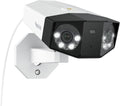 Reolink Duo 3 PoE cámara de vigilancia - Doble lente UHD de 16 MP y panorámica de 180 grados - Detección de personas vehículos y animales - Audio bidireccional y grabación continua