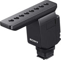 Sony ECM B1M micrófono direccional - Diseño compacto supercardioide para cámara - Funcionamiento sin baterías independientes - Acabado negro para grabación de vídeo y voz