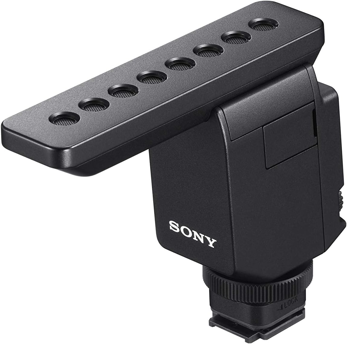 Sony ECM B1M micrófono direccional - Diseño compacto supercardioide para cámara - Funcionamiento sin baterías independientes - Acabado negro para grabación de vídeo y voz