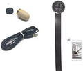 VIP Pro Supermini - Kit de auricular intraural inalámbrico y cámara botón WiFi - Conexión WiFi y aislamiento acústico - Formato compacto negro con cable incluido