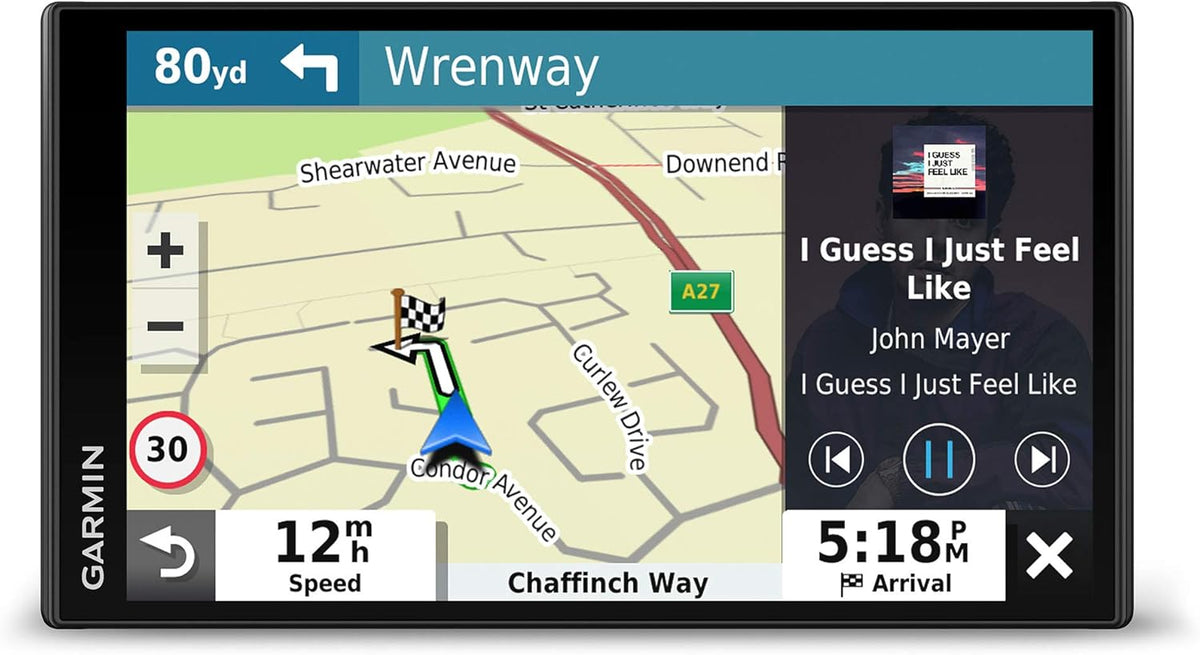 Garmin DriveSmart 65 MT S - Navegador GPS con Amazon Alexa y pantalla de 6,95 pulgadas - Mapas de Europa Bluetooth y guía de carriles - Soporte ventosa y batería de 1 hora