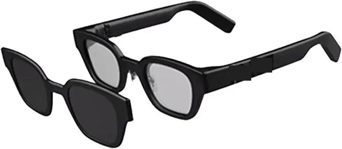 Gafas AR huangjiaxuan con IA - Música llamadas traducción y teleprompter - Navegación y audio Bluetooth inalámbrico - Diseño ligero de 50 g para adultos