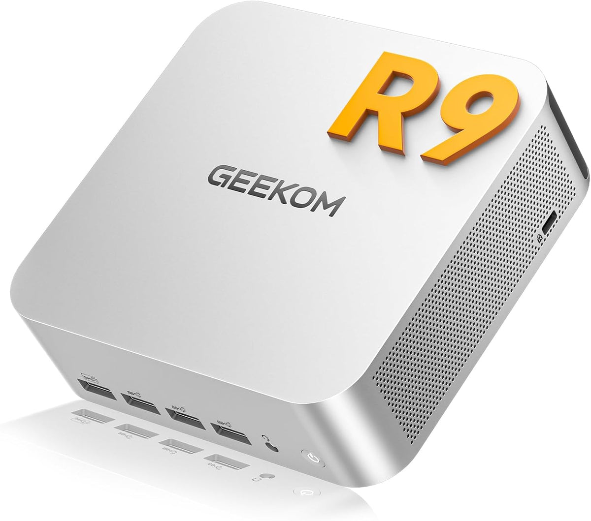 GEEKOM A7 MAX 2026 - Mini PC Ryzen 9 7940HS con 16 GB DDR5 y SSD de 1 TB - Radeon 780M USB4 y salida 8K - Para creación edición multimedia y gaming
