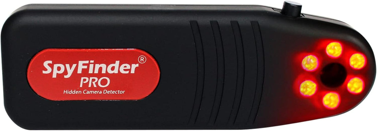 Detector antiespía portátil - Escáner para localizar cámaras de vídeo ocultas - Bluetooth y funcionamiento con batería - Diseño de bolsillo con botón para revisión de espacios interiores