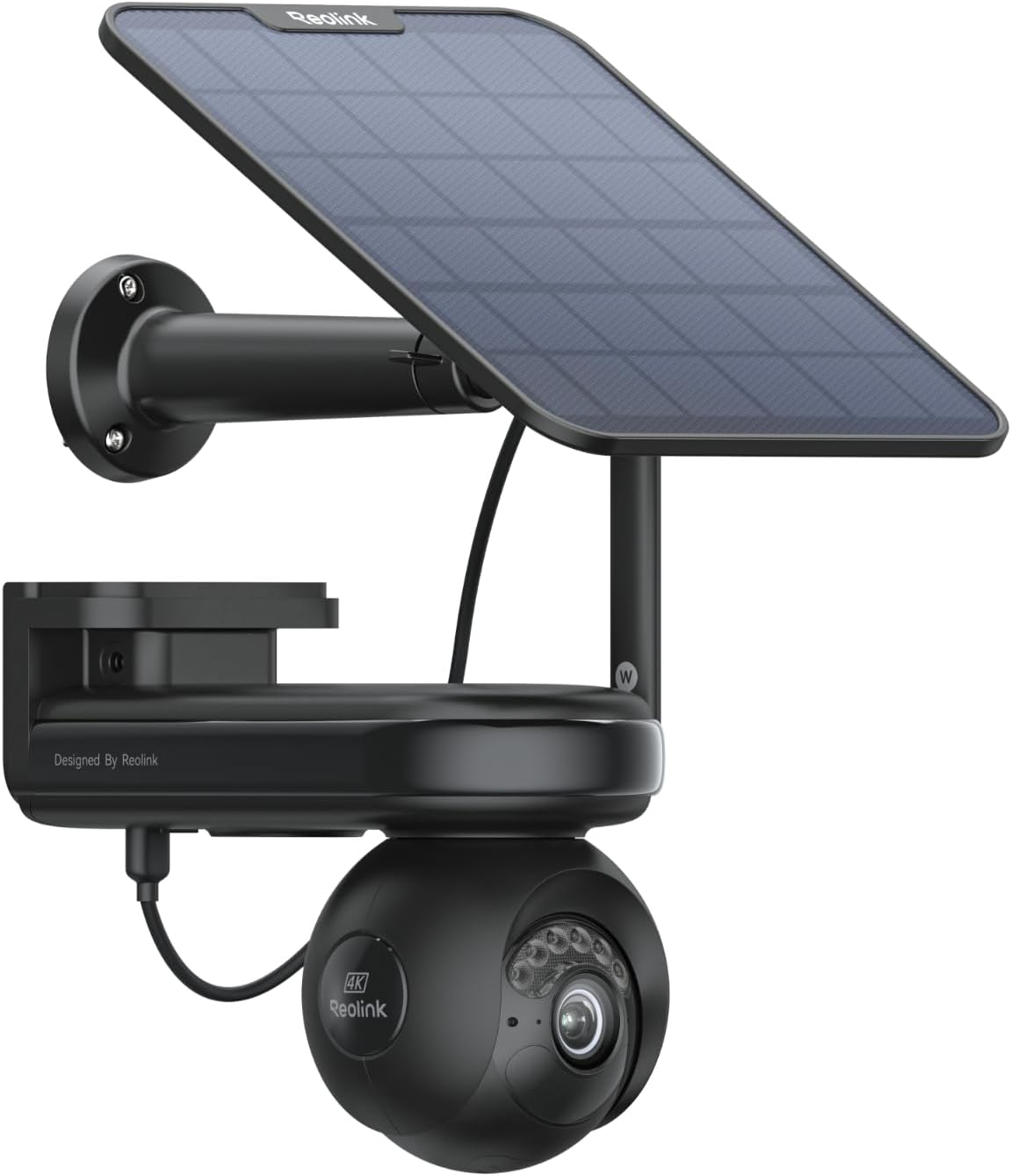 Reolink Altas PT Ultra cámara solar 4K - Giro 360 grados y visión nocturna ColorX - Seguimiento automático con pregrabación de 10 segundos - WiFi 6 y panel solar negro
