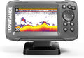 Lowrance Hook2 4X GPS - Sonda buscador de peces con pantalla LCD de 4 pulgadas - Medición de profundidad hasta 152 m - Montaje en popa y funcionamiento con batería