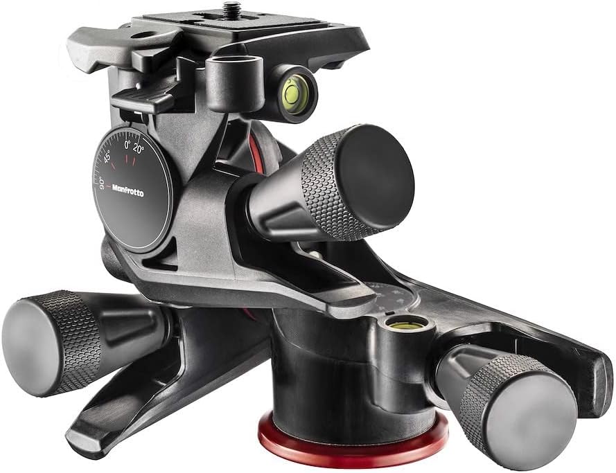 Manfrotto X PRO MHXPRO 3WG - Rótula de 3 vías para cámara - Dimensiones de 13,5 x 13,5 x 13 cm - Cabezal ajustable negro para fotografía y control preciso del encuadre