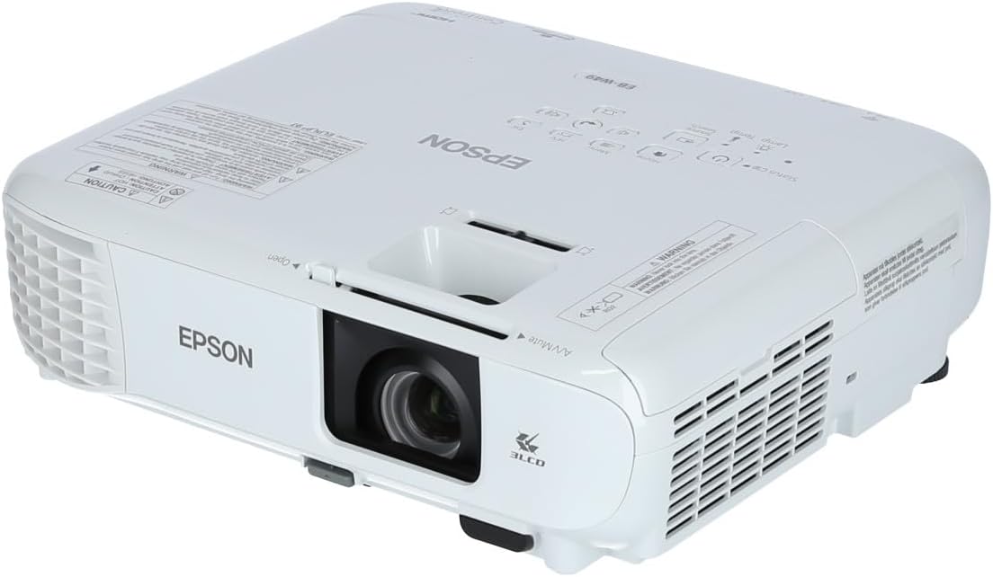EB W49 - Proyector WXGA con resolución 1280 x 800 y función 3D integrada - HDMI USB y VGA para múltiples fuentes - Montaje en mesa para presentaciones cine en casa y educación