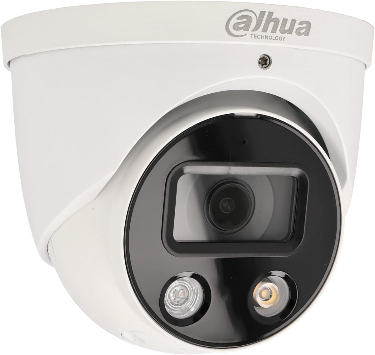 Dahua IPC HDW3449H AS PV - Cámara IP PoE 4 MP WizSense con IA - Tecnología Starlight a todo color y óptica fija - ONVIF análisis de vídeo y montaje mural para exterior