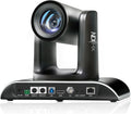 Tenveo cámara PTZ NDI 30x - Vídeo 1080p a 60 fps y zoom óptico 30x - Seguimiento automático mediante IA - NDI SDI HDMI USB Ethernet y PoE