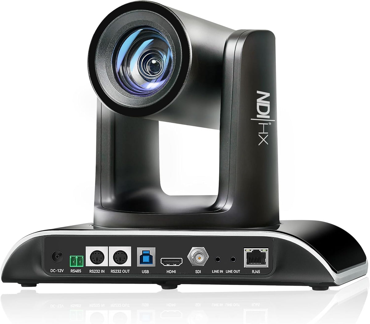 Tenveo cámara PTZ NDI 30x - Vídeo 1080p a 60 fps y zoom óptico 30x - Seguimiento automático mediante IA - NDI SDI HDMI USB Ethernet y PoE