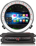 Erisin radio Android 14 para BMW Mini Cooper - 8 núcleos con 4 GB RAM y 64 GB - CarPlay Android Auto GPS y DSP - Bluetooth A2DP WiFi 4G USB DAB y TDT