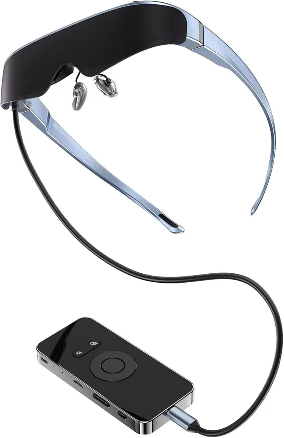 Gafas AR para películas 3D - Pantalla virtual de 120 pulgadas con sistema Android 11 - Audio envolvente y efecto óptico SLR - Incluye gafas V30 y controlador