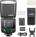 Godox V480 C flash TTL para Canon - Número guía 50 y HSS 1 a 8000 s - Pantalla táctil carga USB C y reciclaje de 1,7 s - Sistema X 2,4 GHz y hasta 650 destellos