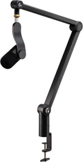 Logitech G Yeticaster GX - Micrófono dinámico USB supercardioide con brazo - Iluminación RGB LIGHTSYNC y bloqueo de audio inteligente - Para gaming streaming grabación en PC y Mac