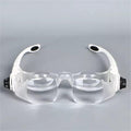 Gafas lupa 3,8X - Visor de aumento montado en la cabeza para ver televisión - Soporte para teléfono integrado - Incluye estuche para transporte y almacenamiento