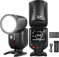 NEEWER Z2 C - Flash TTL de cabeza redonda 76 Ws para Canon - HSS 1 a 8000 s con interfaz mejorada y TCM - Batería 3000 mAh sistema RF y dos luces de modelado