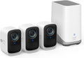 eufy Security S300 eufyCam 3C kit de 3 cámaras - Vídeo 4K para vigilancia exterior - Batería de hasta 180 días y audio bidireccional - WiFi sin cuota mensual