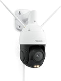 Reolink RLC 823S1W cámara PTZ 4K - Zoom óptico 5x con giro 360 grados e inclinación 90 grados - Seguimiento automático y visión nocturna - Audio bidireccional y detección inteligente