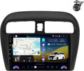Radio Android 14 para Mitsubishi Mirage y Attrage - Pantalla táctil de 9 pulgadas con 4 GB RAM y 64 GB - CarPlay y navegación - WiFi 4G Bluetooth Ethernet y USB